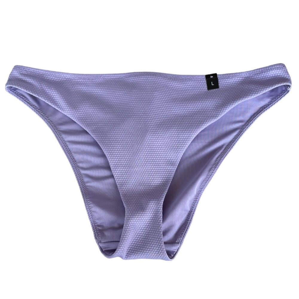 Etam Firsty Bikini Swim Bottoms Sz L Lilac Purple Sustainable Fashion Beach Pool